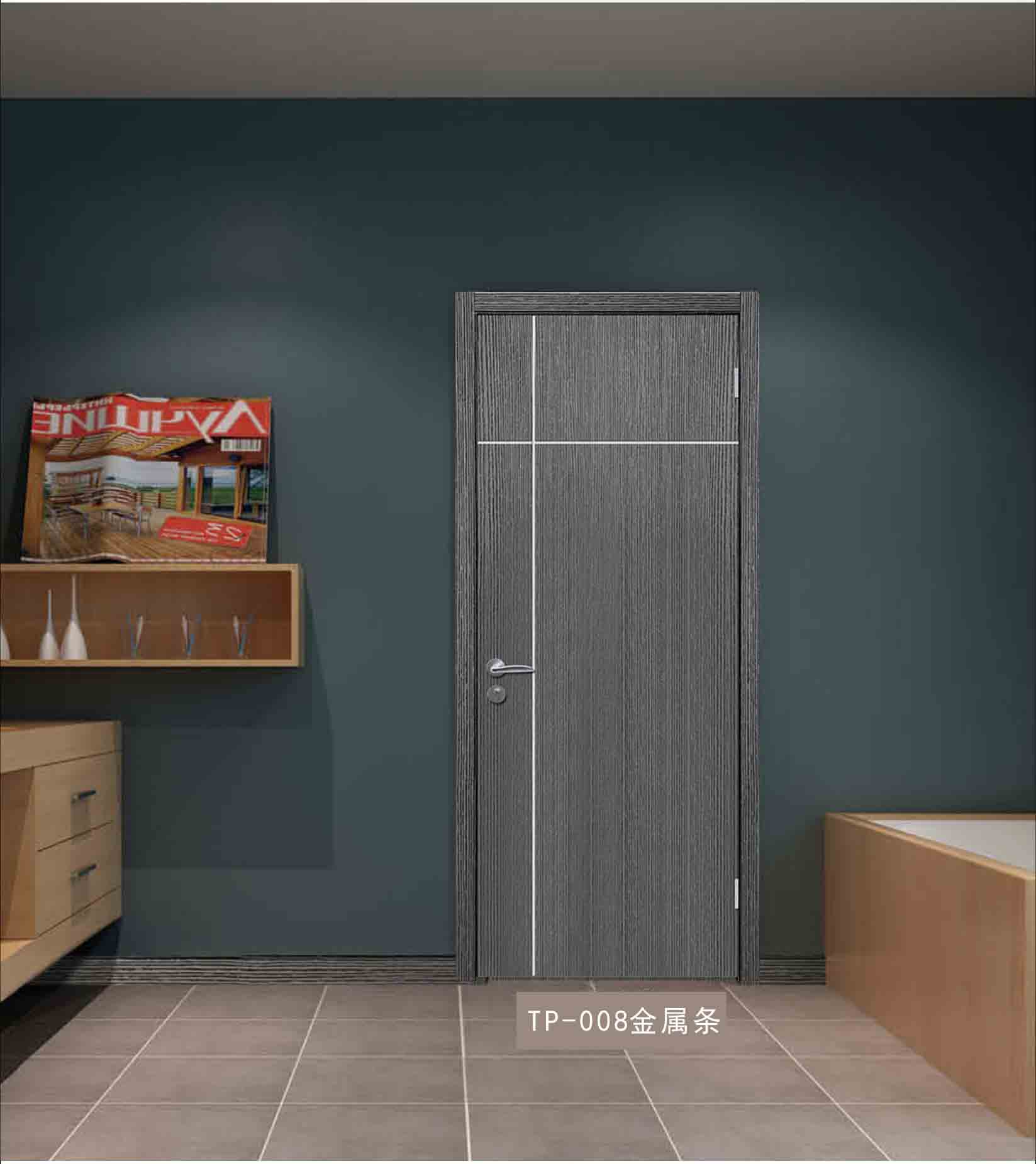 塞科蒂名门室内门木门tp-008(金属条)