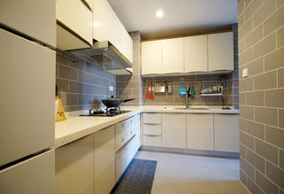 二居室北欧风格家厨房实景图