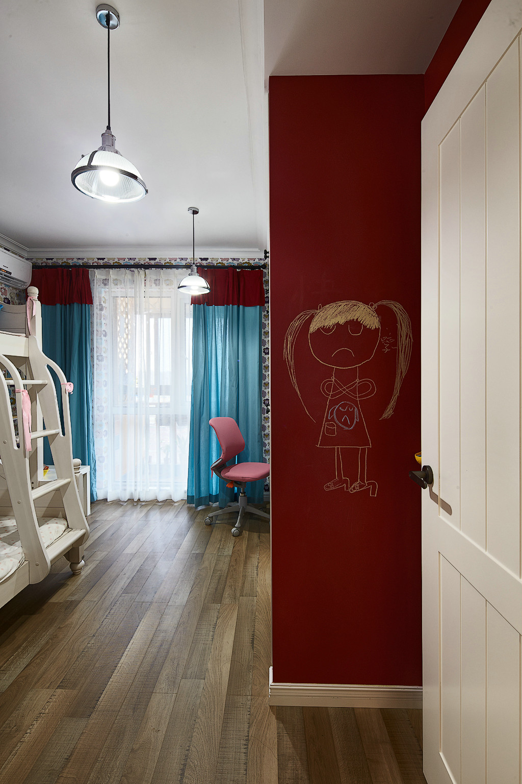 现代北欧二居装修儿童房设计图