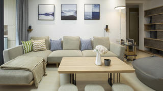 日式优雅清美四居装修沙发图片