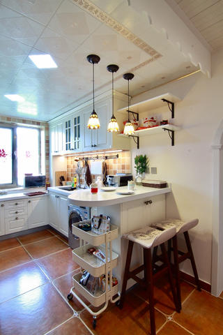 53平美式小家厨房实景图