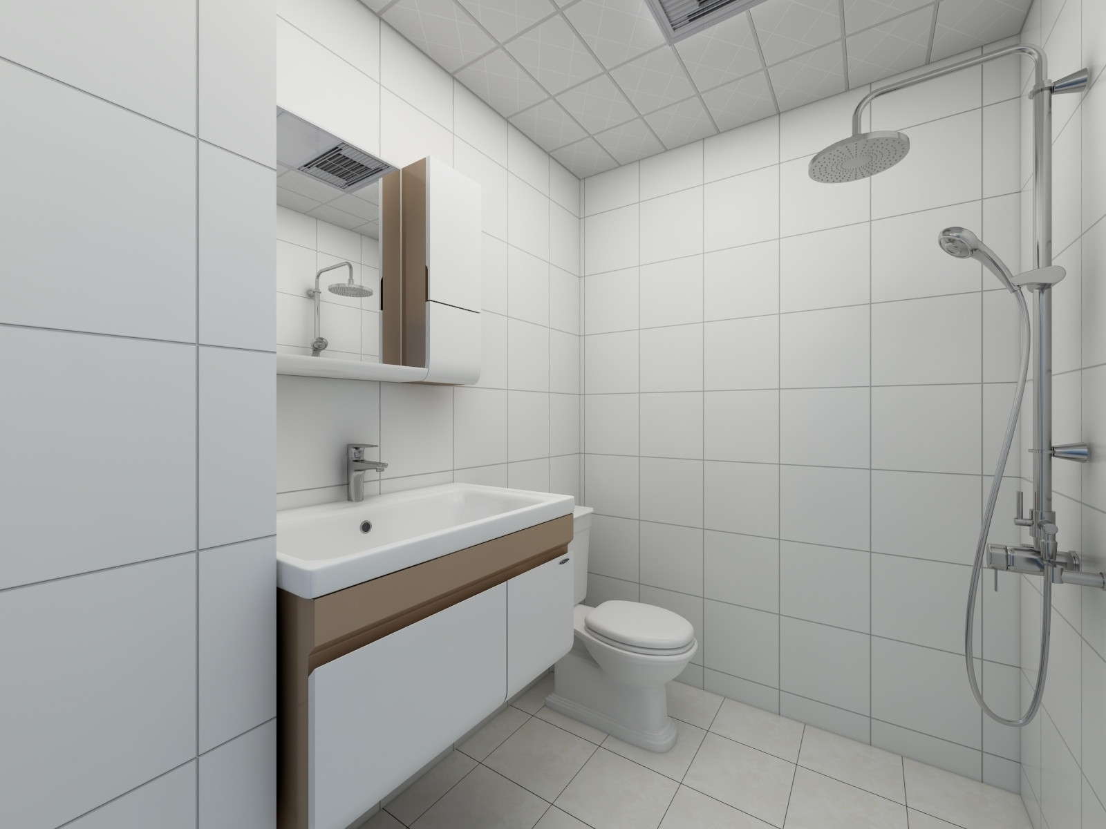 一居室小户型装修卫生间设计图