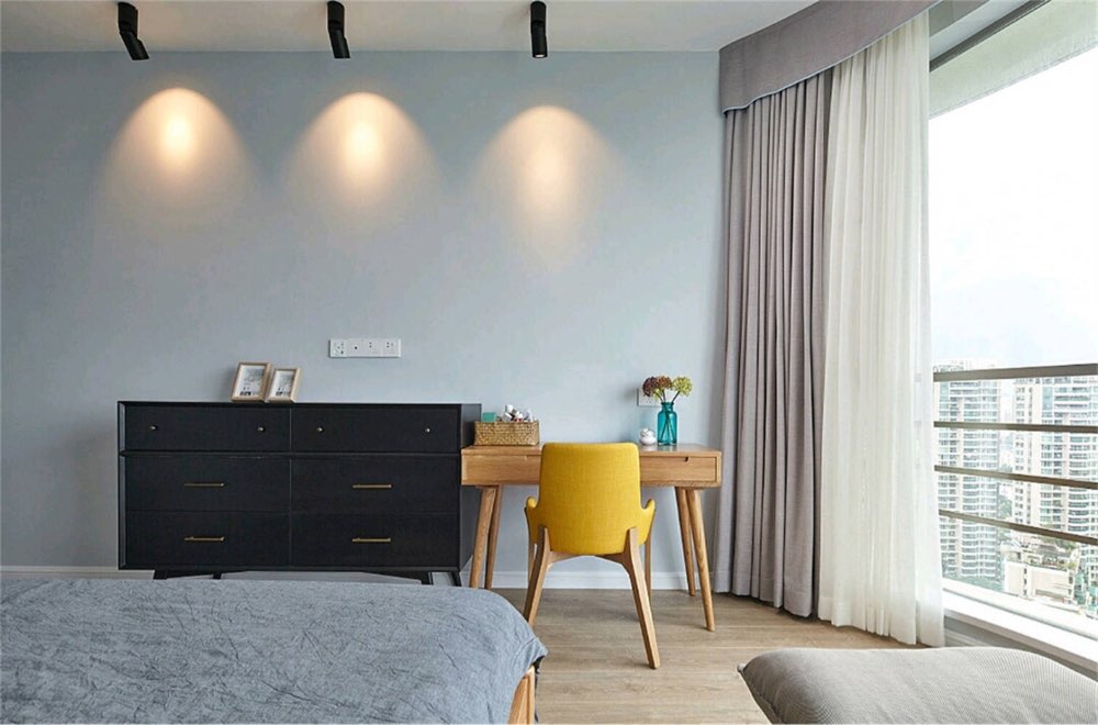 浅蓝灰有点蓝色有点灰色浅色搭配上简约北欧宜家也是极好的