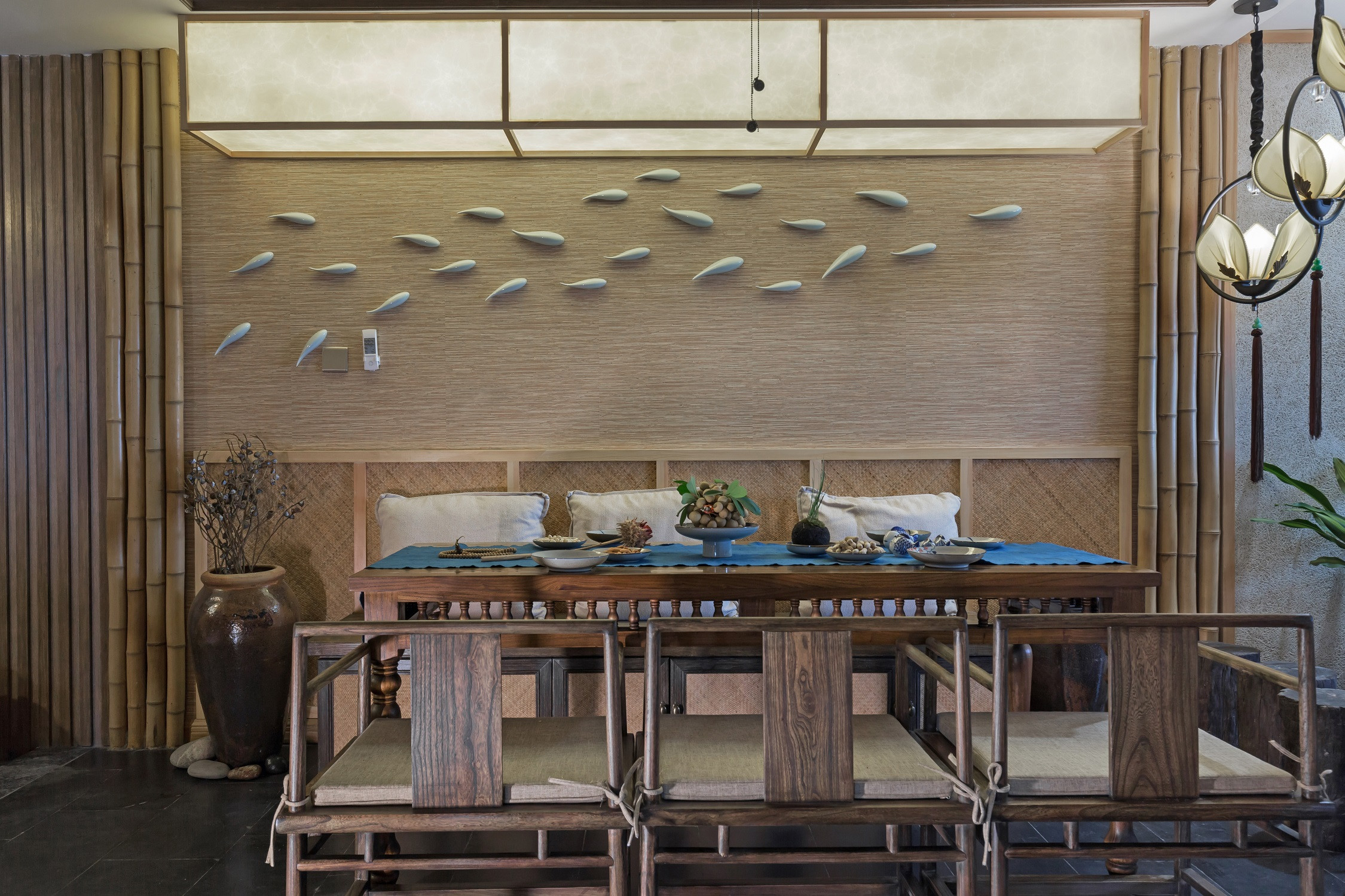 150平中式风格家餐厅设计图