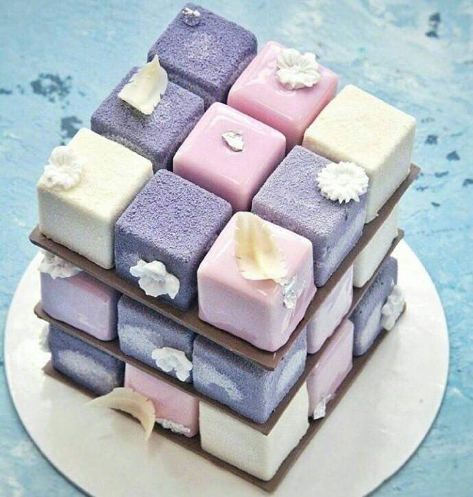 蓝色妖姬蛋糕
