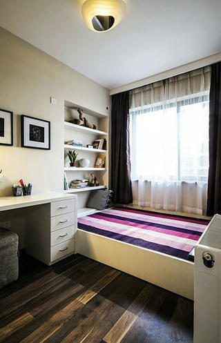 106平现代简约家卧室设计图