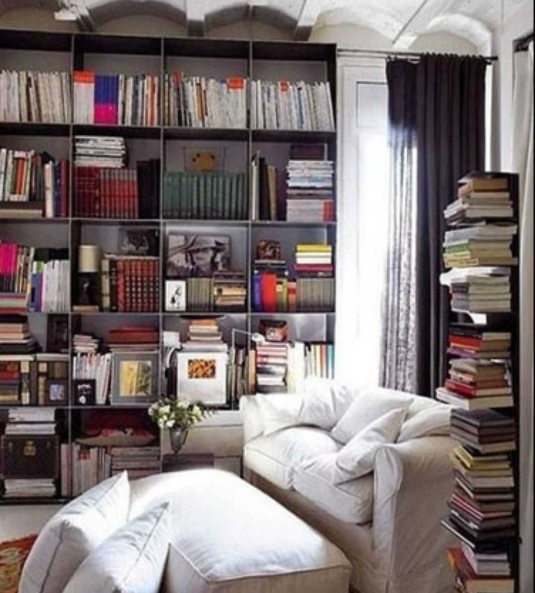 正好家里有这么多书,不妨装修书