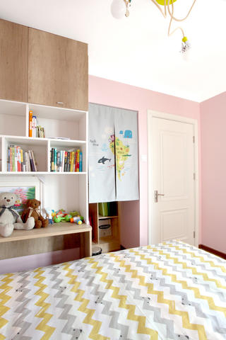 北欧二居室空间儿童房设计图