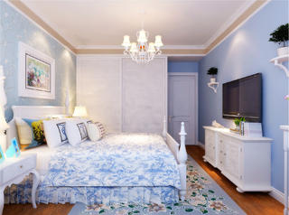 130平地中海风格家卧室设计图