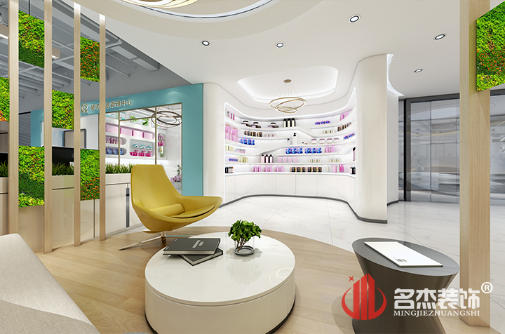 化妆品公司办公室装修设计效果图