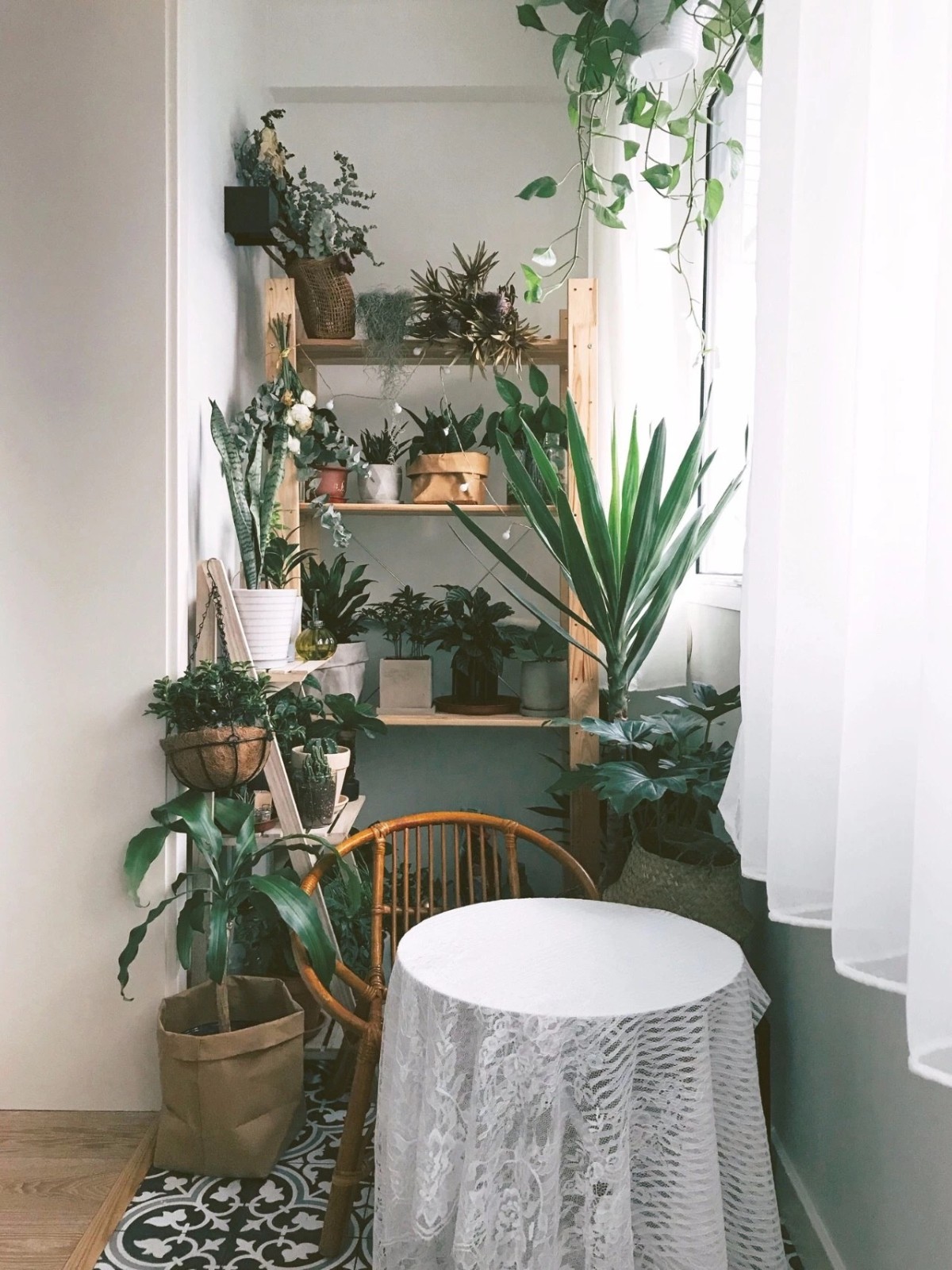 16张温馨的阳台绿植搭配