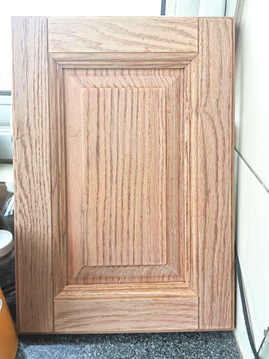红橡实木柜门用木蜡油可以上色吗?