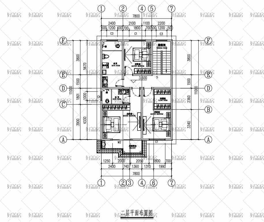 二層樓房設計圖農村