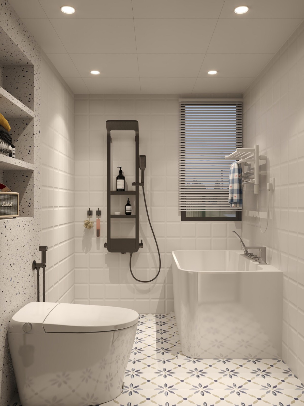 浴室装修设计教你怎么布置一个简约温馨有质感的卫生间