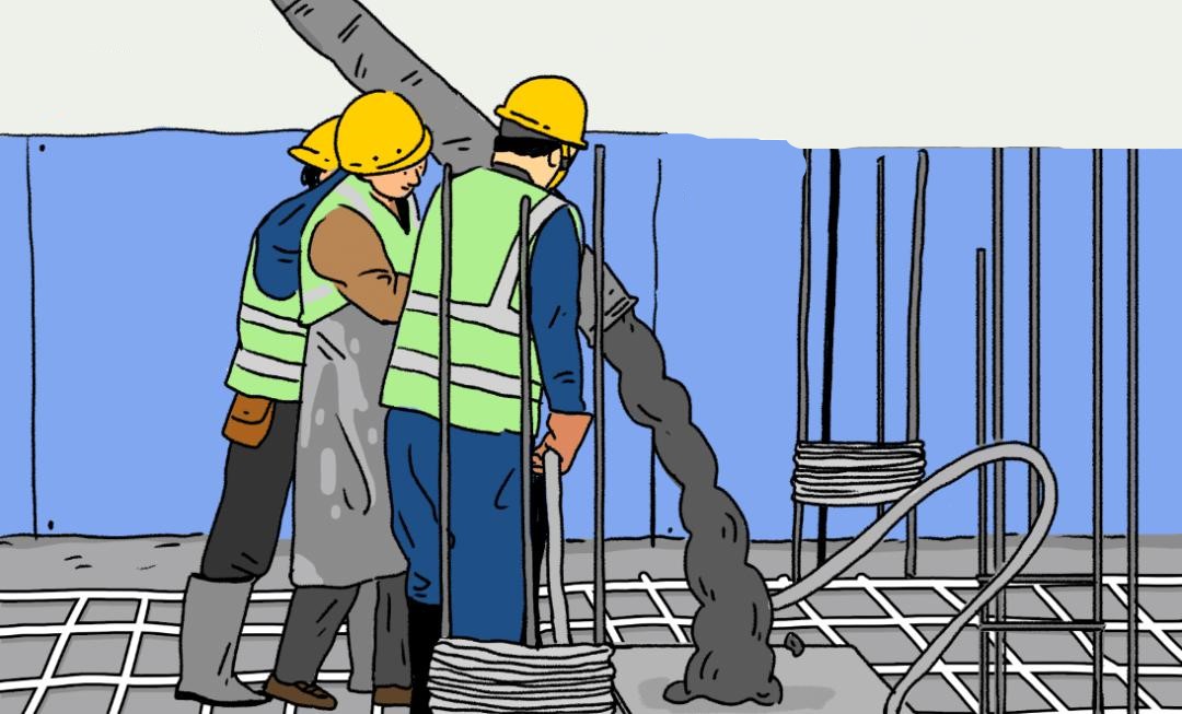 十年前盖房子,采用的是木模具浇筑框架结构,砖砌 抹灰,全凭老师傅的