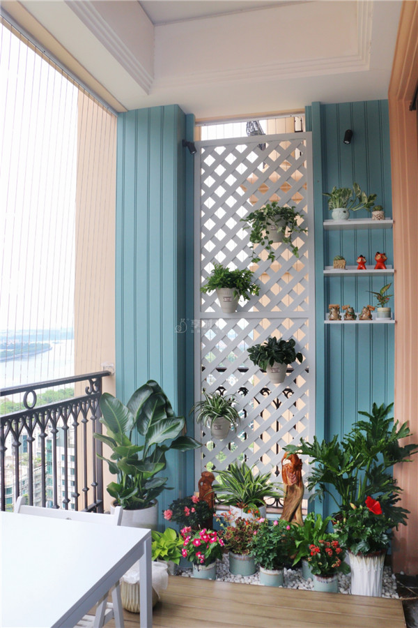 木阳台享时光整装阳台定制屏风一物多用风格多样