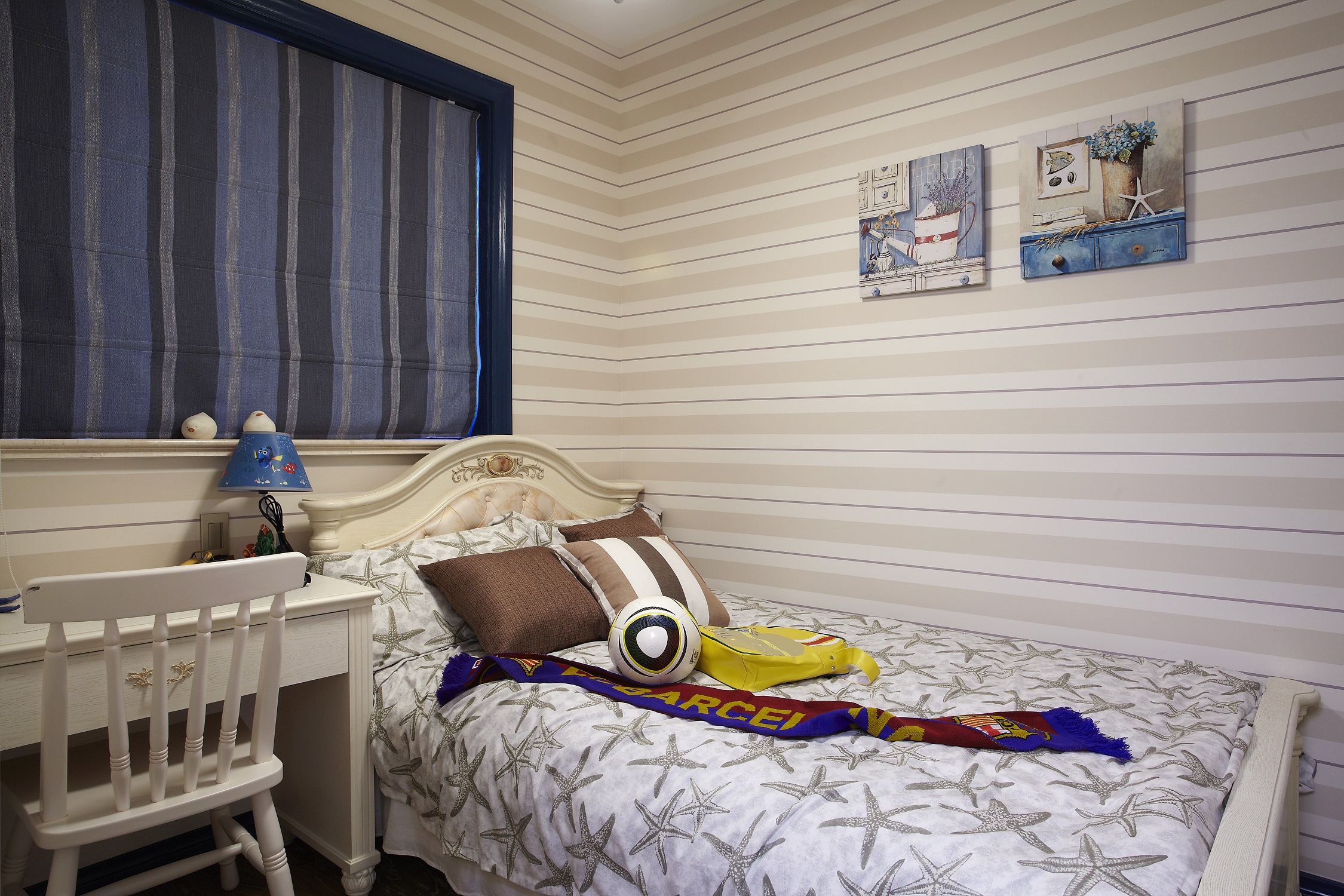 地中海三居室装修儿童房设计图