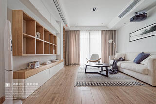 日式风格二居室客厅装修效果图
