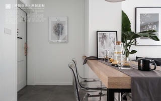 100平北欧风装修餐桌椅设计