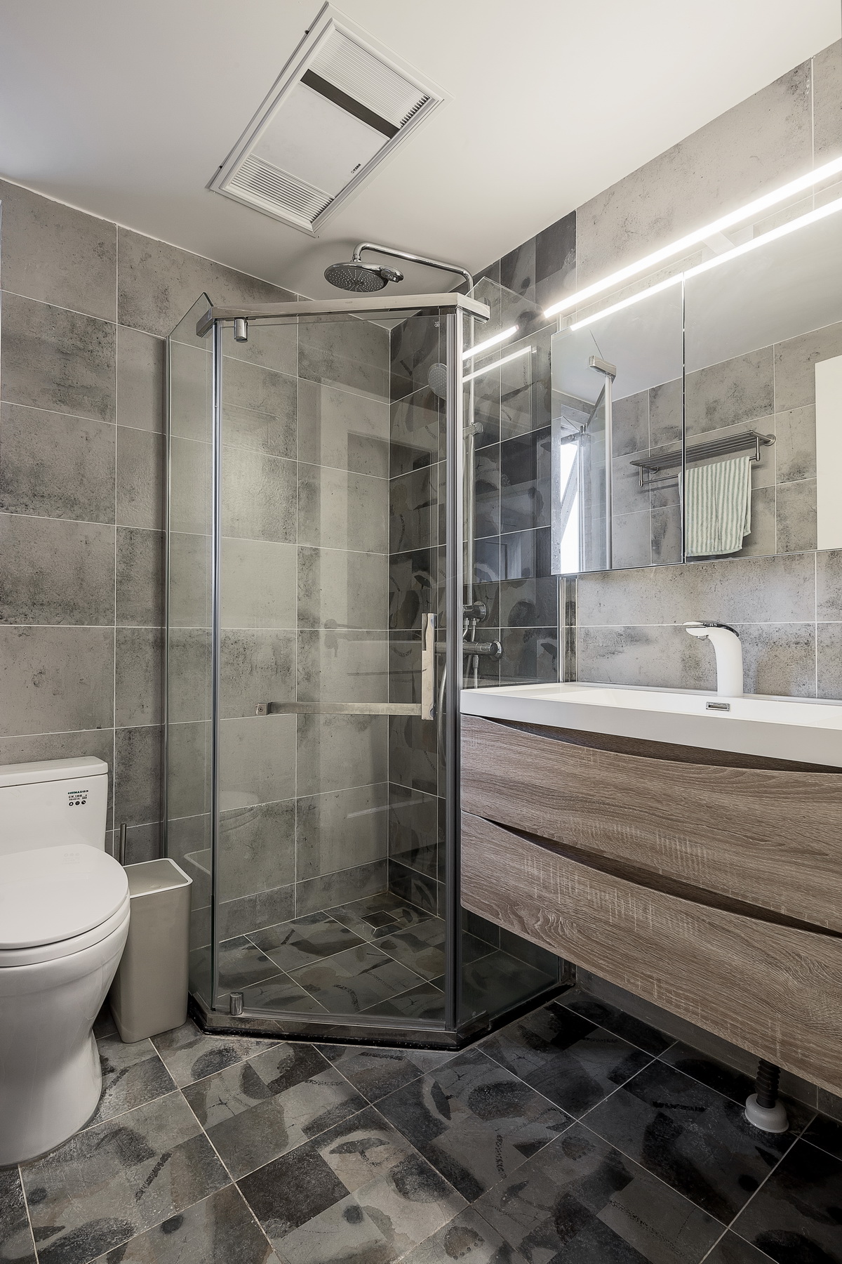 淋浴房 125㎡北欧风卫生间装修效果图 126㎡北欧风格卫生间装修效果图