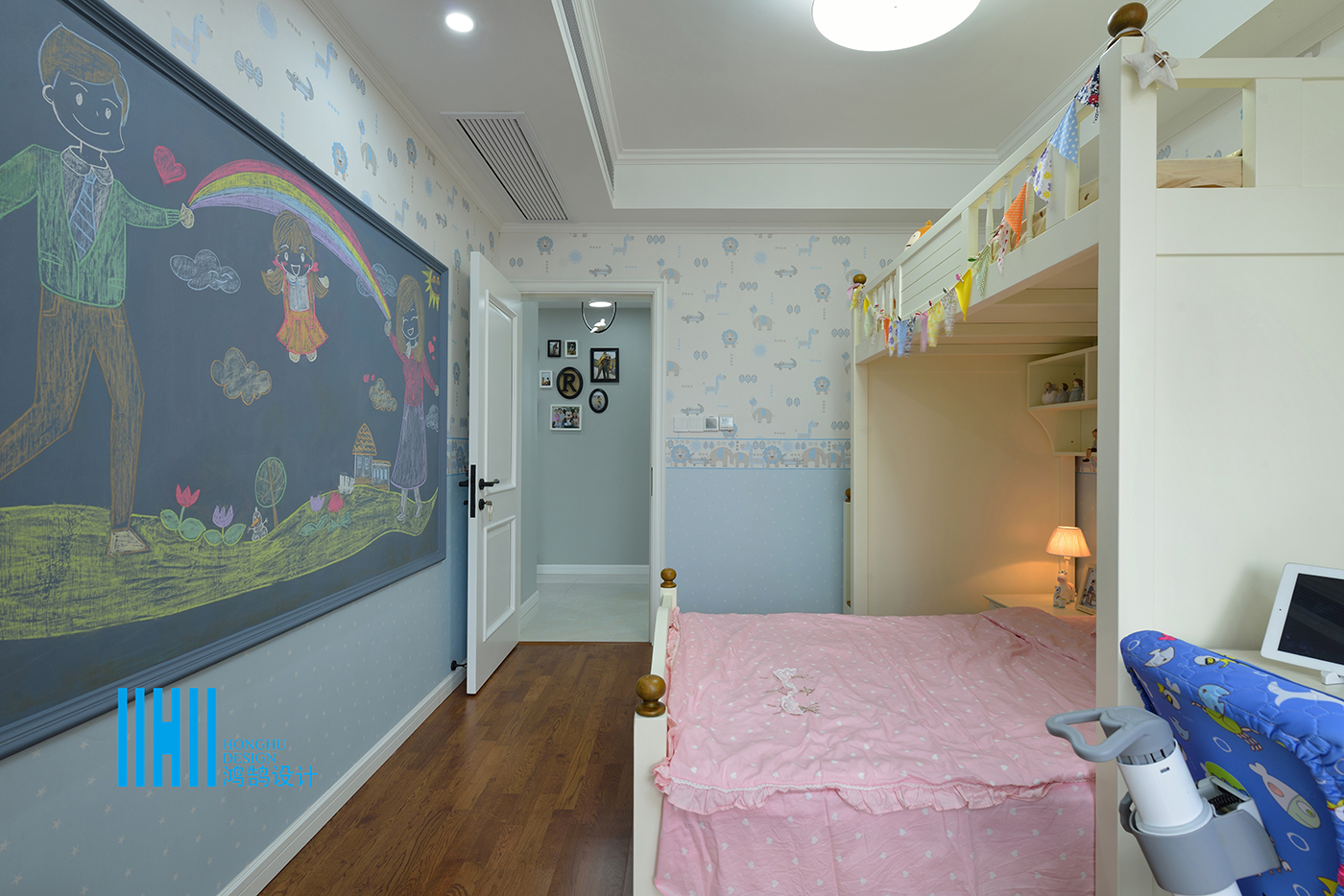 美式风格四房儿童房装修效果图