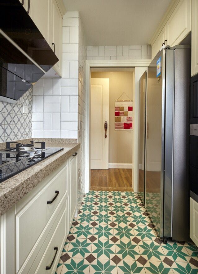 如此美好的花砖通过不同的铺贴方法可以绽放出不同的美