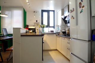 80平二居室装修厨房设计图