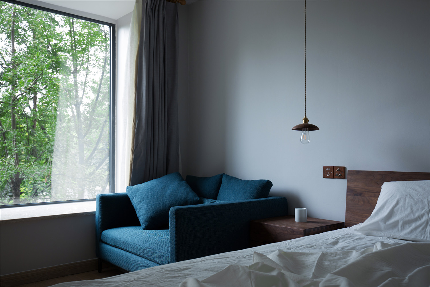 三居室日式风格家卧室沙发图片
