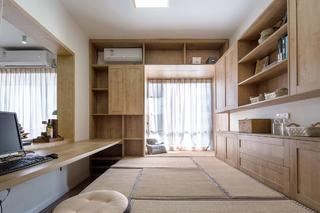 三居室日式风格设计书房布置图