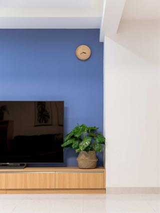 北欧风格三居室电视背景墙装修效果图