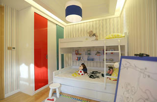 现代简约两居室儿童房装修效果图