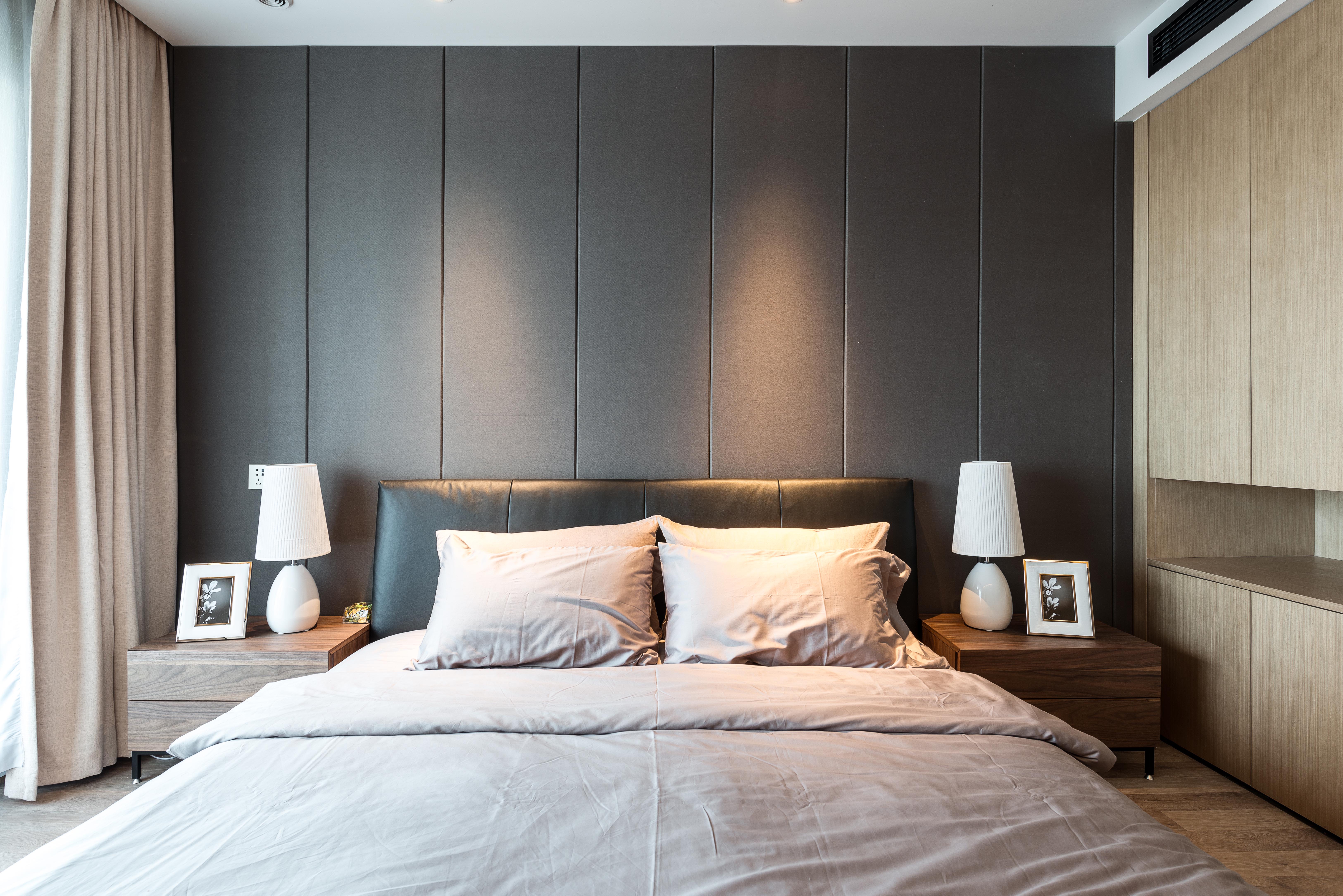 170平现代简约风卧室背景墙装修效果图