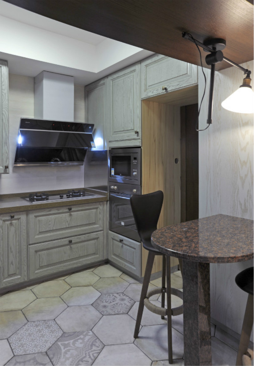 50平小户型装修厨房吧台设计