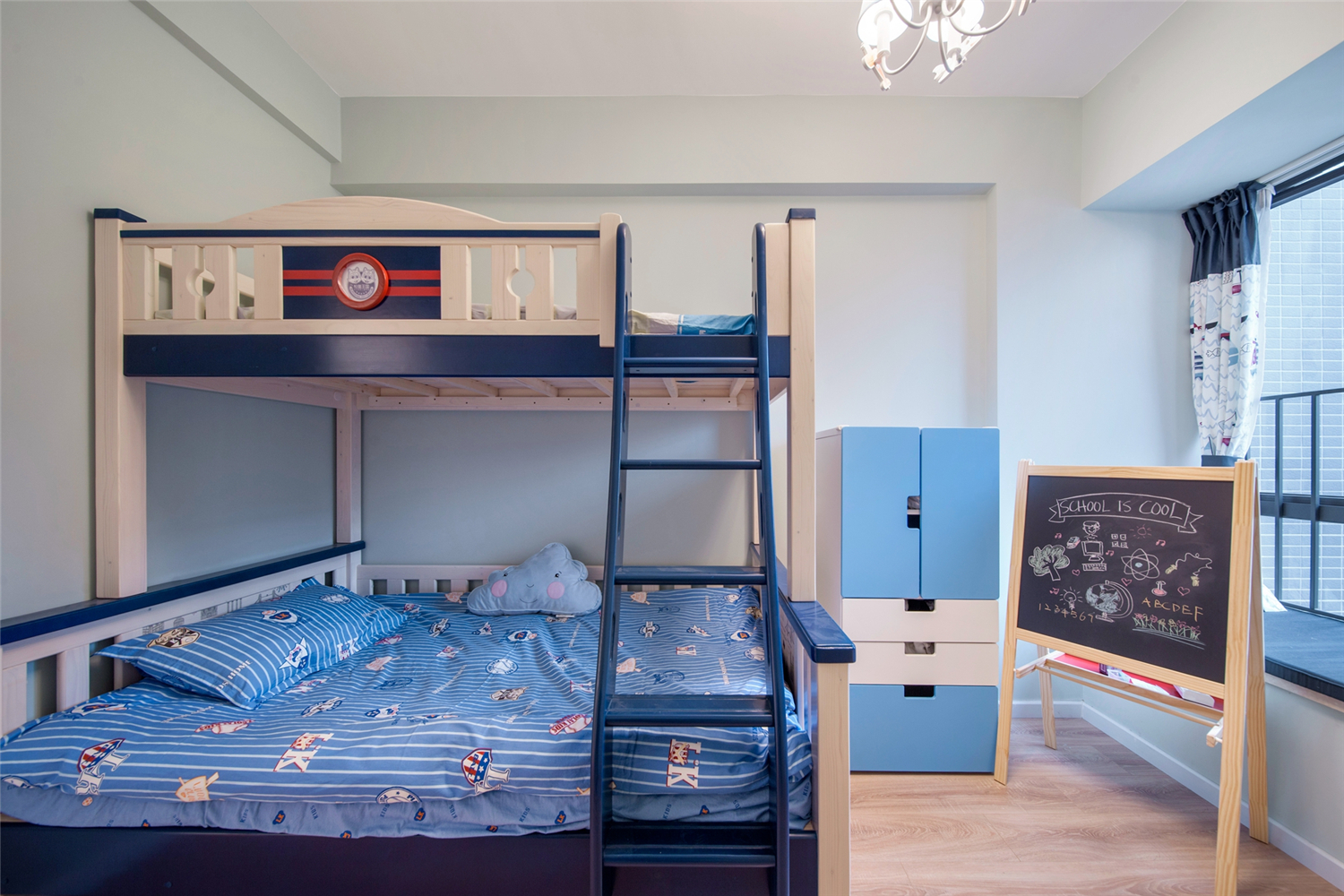 北欧风格三居儿童房装修效果图