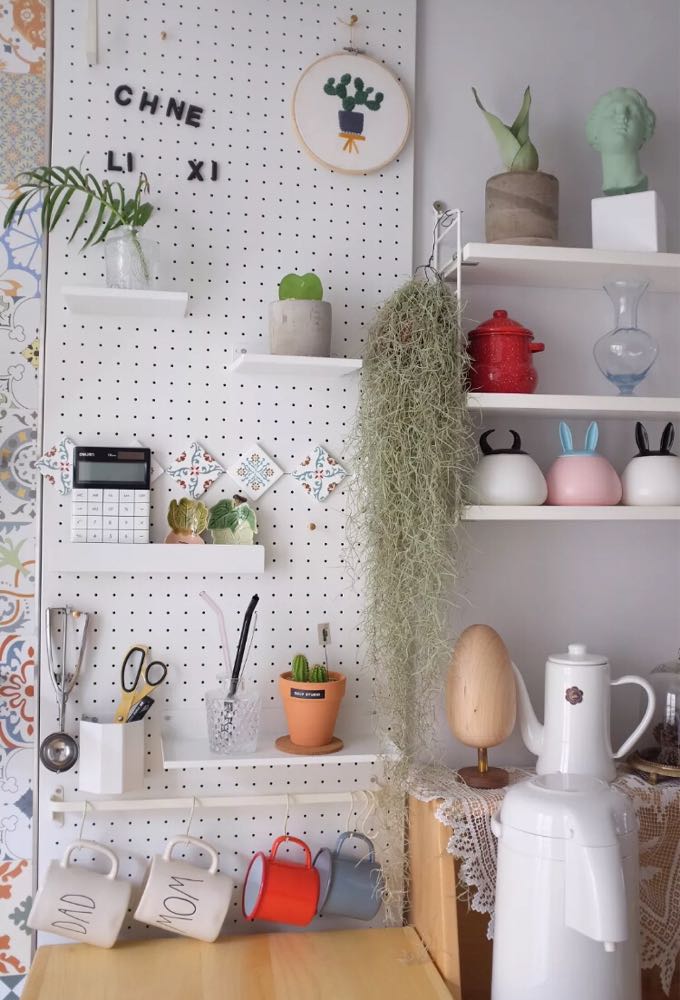 宜家买的洞洞板真的超级实用