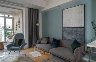150平北欧风装修客厅沙发设计