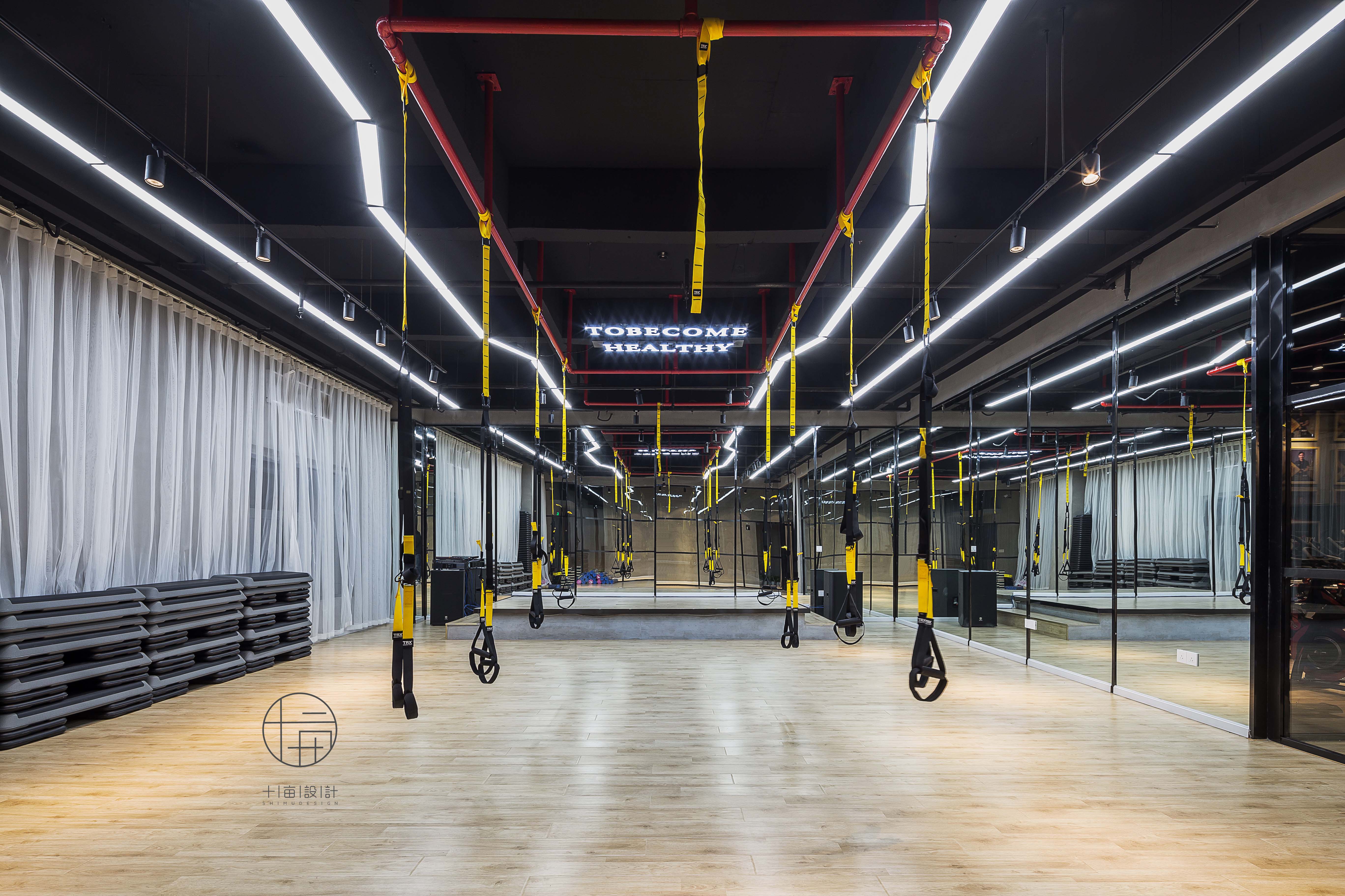 单车房动感单车房训练区训练区休息区休息区普拉提一层区域设计师xin