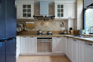 美式风格二居室厨房装修效果图
