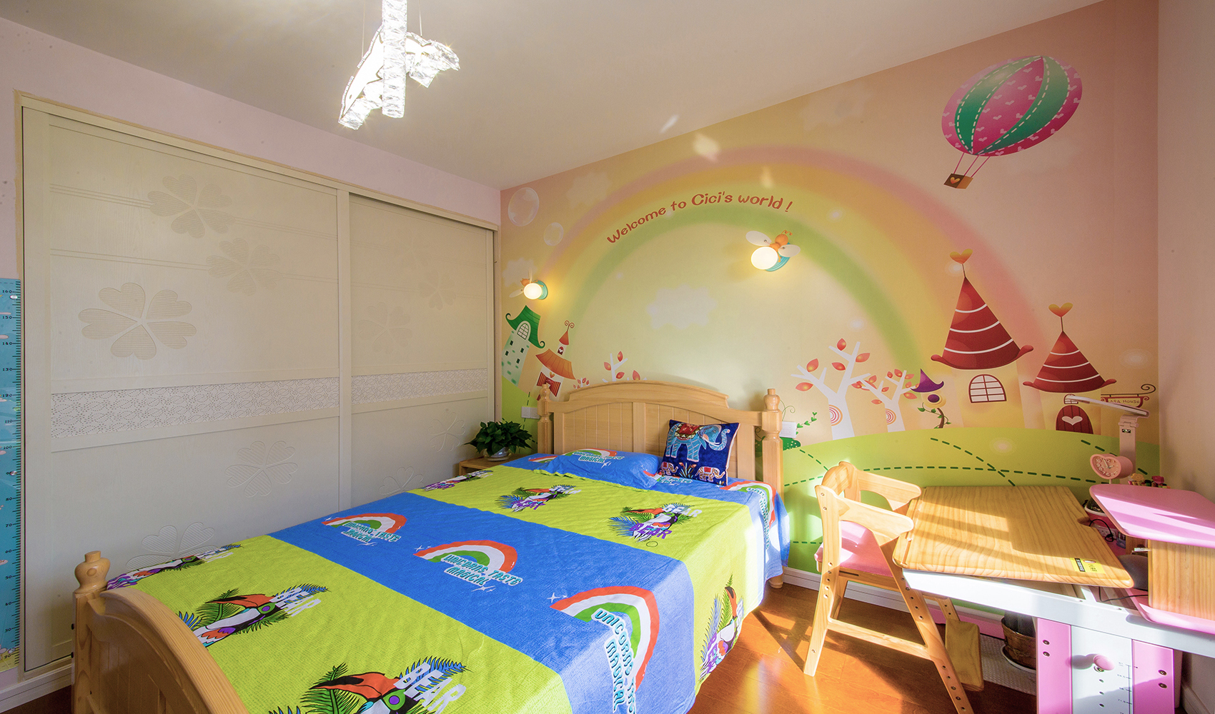 130平现代简约儿童房装修效果图