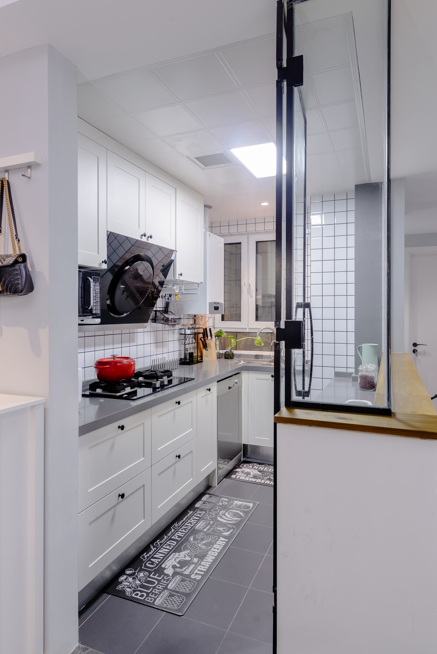 北欧风格二居室厨房装修效果图