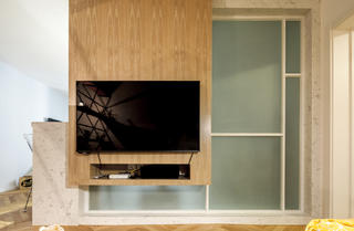北欧风格二居室电视墙装修效果图