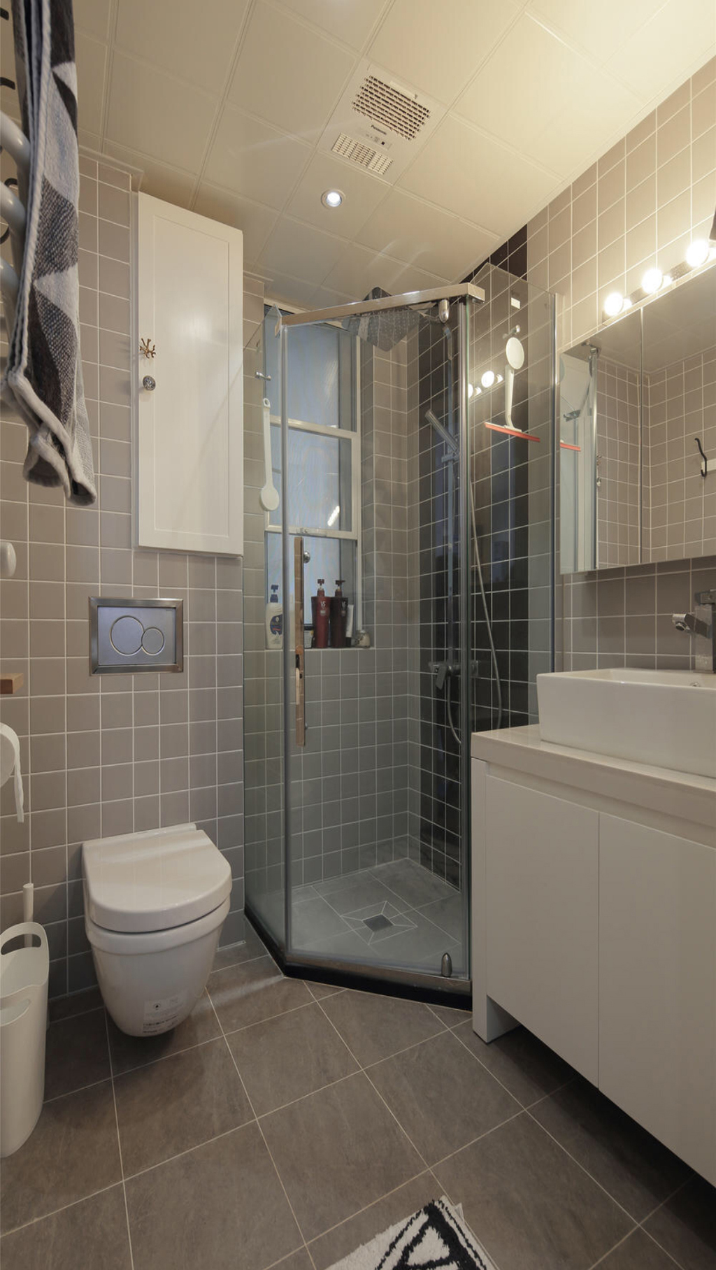 五平方浴室装修效果图图片