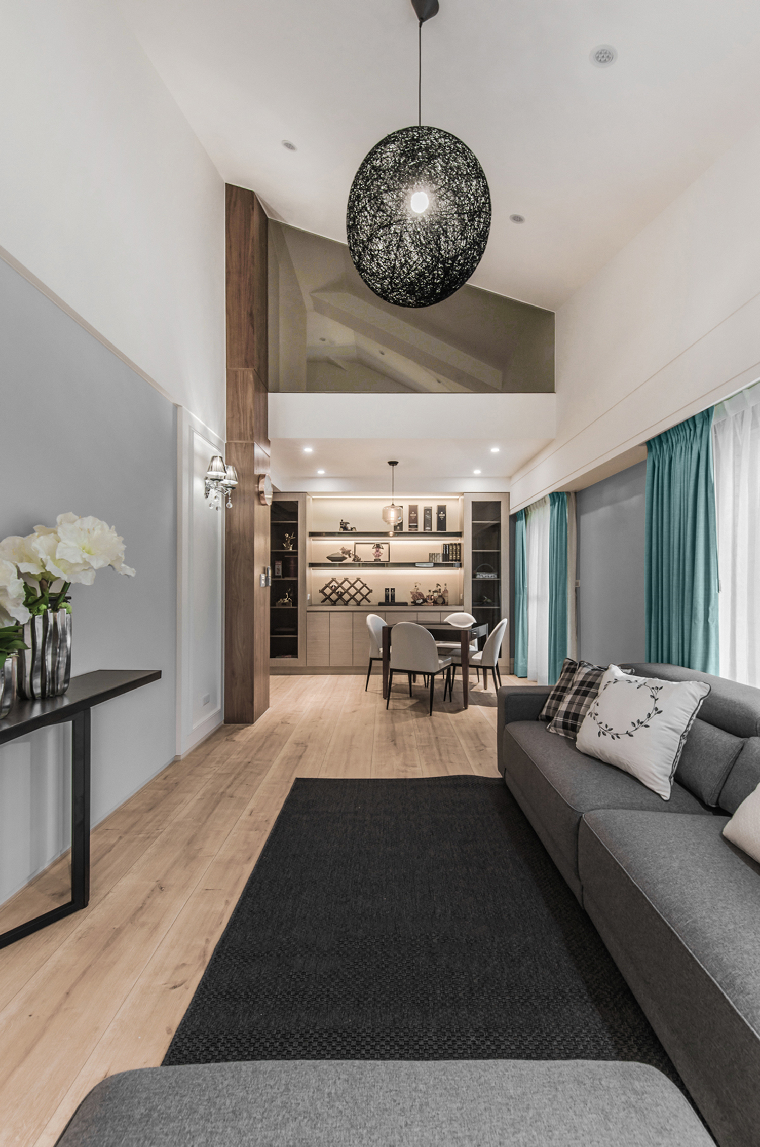 后现代风格别墅起居室装修效果图13/13