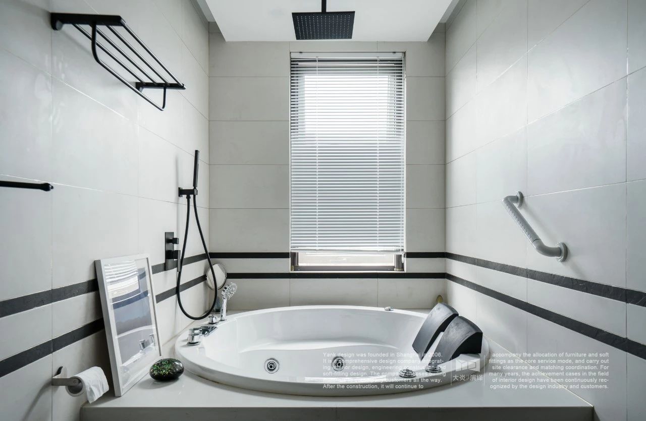 170平现代美式风装修浴缸设计图