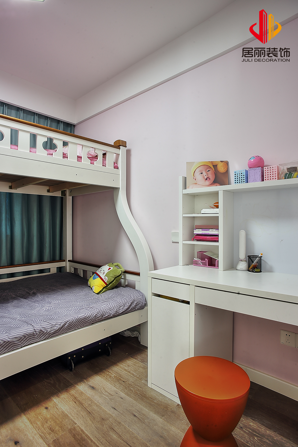 现代北欧二居室儿童房装修效果图