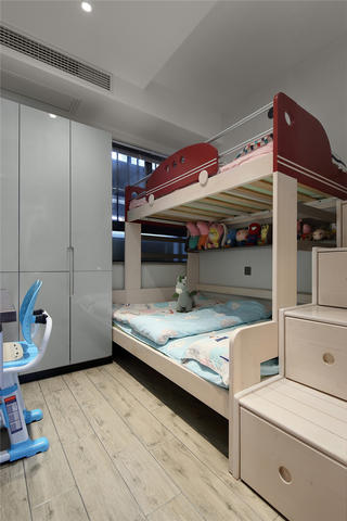 现代简约三居室儿童房装修效果图
