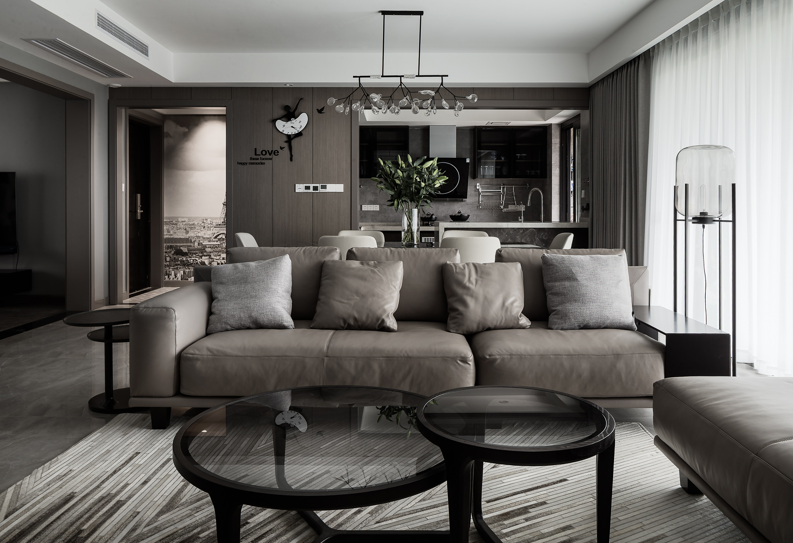 现代风格四居室装修沙发设计图