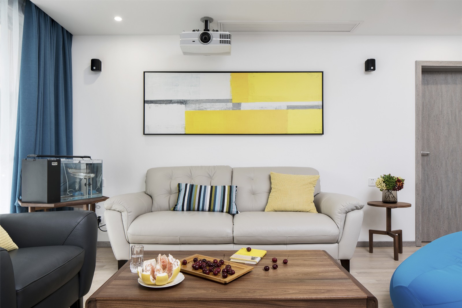 170平现代简约沙发背景墙装修效果图