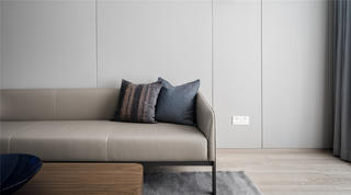现代简约风格两居沙发背景墙装修效果图