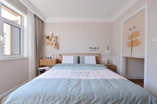 日式北欧三居卧室装修效果图